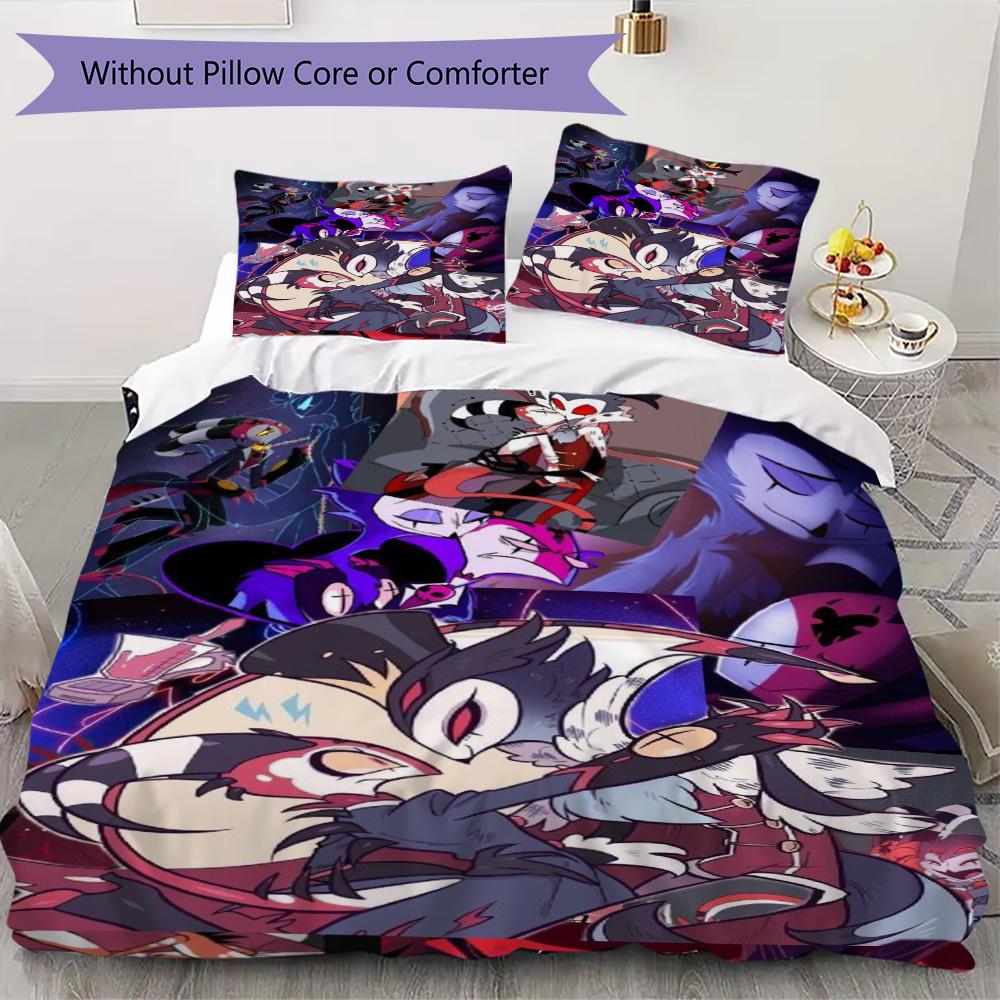 Helluva Boss Pattern Bedding uilt Set uilt Cover Pillowcase Home Decoration Birthday Gift (1 * duvet cover + 2 * pillowcase without core)38 135x200cm
Helluva Boss Pattern Bedding uilt Set uilt Cover Pillowcase Home Decoration Birthday Gift (1 * duvet cover + 2 * pillowcase without core)38 135x200cm