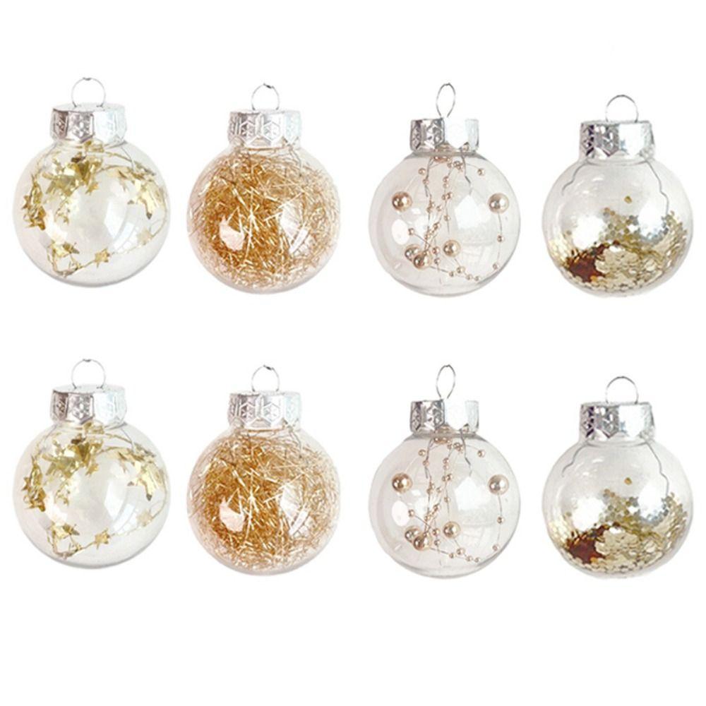6cm/8cm Clear Christmas Balls Pendant Round Xmas Tree Pendants Party Favors 6cm-Style 1
6cm/8cm Clear Christmas Balls Pendant Round Xmas Tree Pendants Party Favors 6cm-Style 1