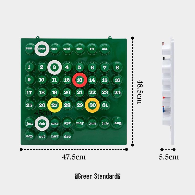 Ретро Личность Вечный Календарь: Креативное украшение для дома и реквизит для настольной фотографии
