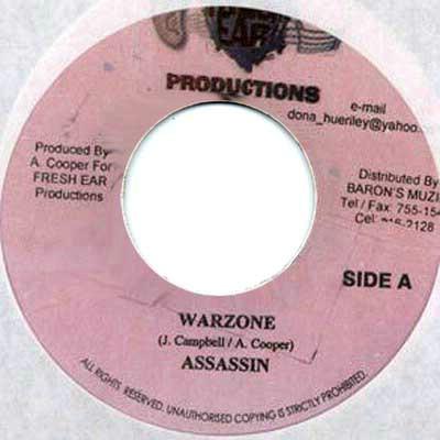 7inch Record ASSASSIN / CHAMPION - War Zone / A. B. One NONE Fresh Ear Jamaica Reggae, Ska & Dub Used
7inch Record ASSASSIN / CHAMPION - War Zone / A. B. One NONE Fresh Ear Jamaica Reggae, Ska & Dub Used