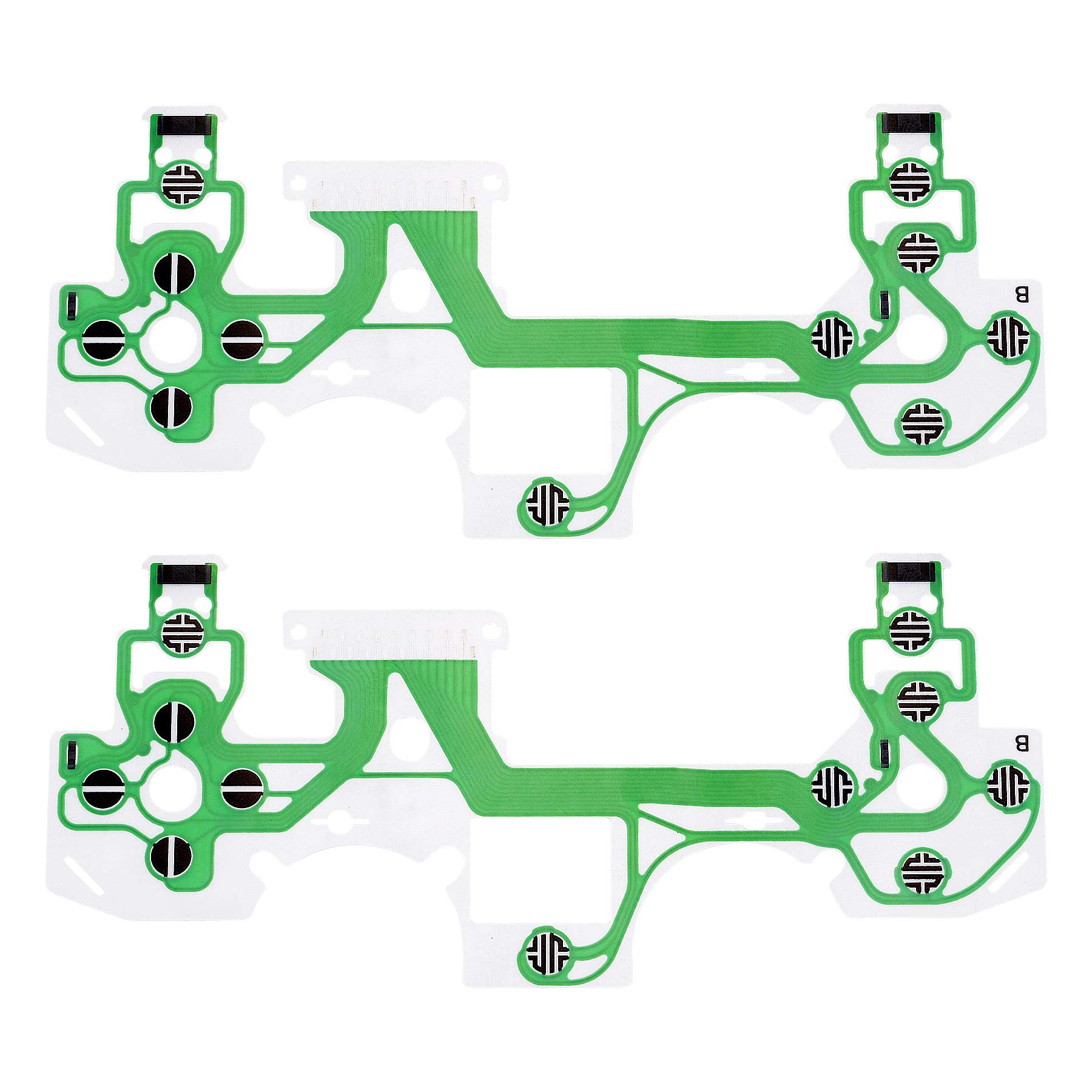 eXtremeRate Replacement Flex Ribbon Circuit Board for PS4 Pro Slim Controller Conductive Film 2pcs JDM-050 JDM-055 зелений
eXtremeRate Replacement Flex Ribbon Circuit Board for PS4 Pro Slim Controller Conductive Film 2pcs JDM-050 JDM-055 зелений