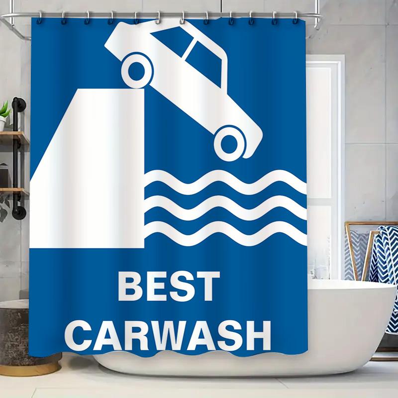 Best Car Wash Shower Curtain Blue Signage Bath Decor For Home Kitchen Living Room Bedroom Waterproof Raindrop Waterfall Design 7 W60H190(CM)-1 Pcs
Best Car Wash Shower Curtain Blue Signage Bath Decor For Home Kitchen Living Room Bedroom Waterproof Raindrop Waterfall Design 7 W60H190(CM)-1 Pcs