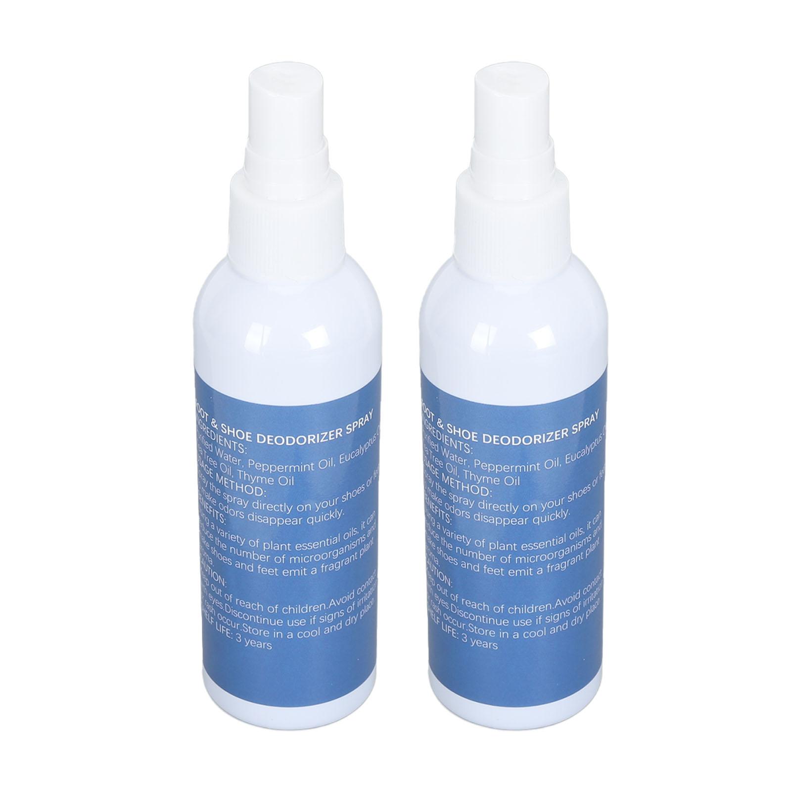 100mlx2 Foot Odor Eliminator Portable Multifunctional Cooling Foot Deodorant Spray for Home
100mlx2 Foot Odor Eliminator Portable Multifunctional Cooling Foot Deodorant Spray for Home