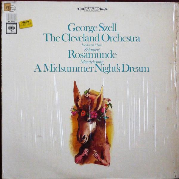 LP Record GEORGE SZELL THE CLEVELAND ORCHEST Rosamunde A Midsummer Nights Dre MS7002 COLUMBIA MASTE US Classical Used
LP Record GEORGE SZELL THE CLEVELAND ORCHEST Rosamunde A Midsummer Nights Dre MS7002 COLUMBIA MASTE US Classical Used