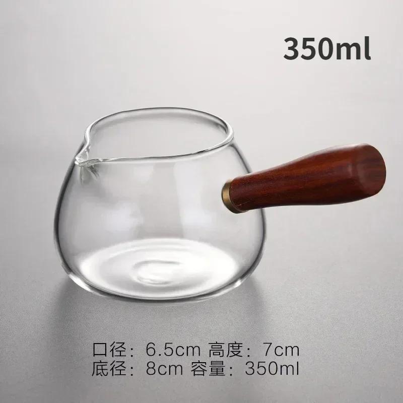 Glass Tea Jug Chinese Kung Fu Tea Set Accessory Water Pitcher Wood Side Handle Teapot Heat Resistant Teaware Coffee Milk Pot
Glass Tea Jug Chinese Kung Fu Tea Set Accessory Water Pitcher Wood Side Handle Teapot Heat Resistant Teaware Coffee Milk Pot
