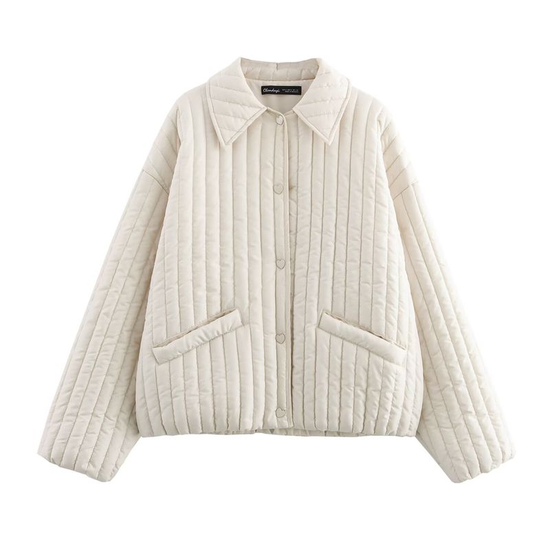 Kaslead New Women clothes Western Style Heart-Shaped Decorated Row Button Cotton-padded jacket Jacket 3046533 White XS
Kaslead New Women clothes Western Style Heart-Shaped Decorated Row Button Cotton-padded jacket Jacket 3046533 White XS