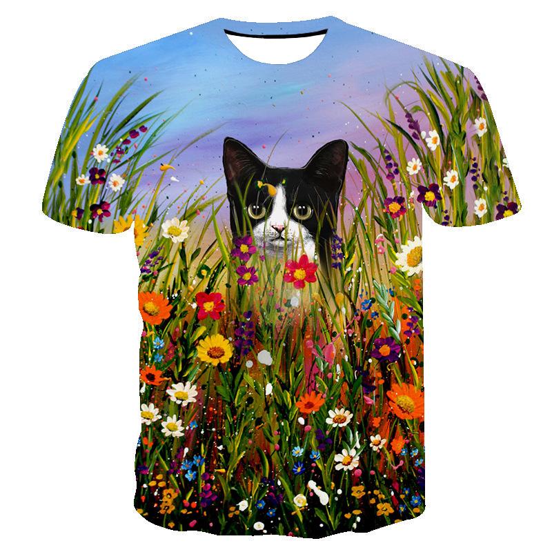 Футболка с короткими рукавами для мужчин и женщин с принтом в виде животных 3D, красивая и милая футболка с круглым вырезом с изображением синего кота 6XL
Футболка с короткими рукавами для мужчин и женщин с принтом в виде животных 3D, красивая и милая футболка с круглым вырезом с изображением синего кота 6XL