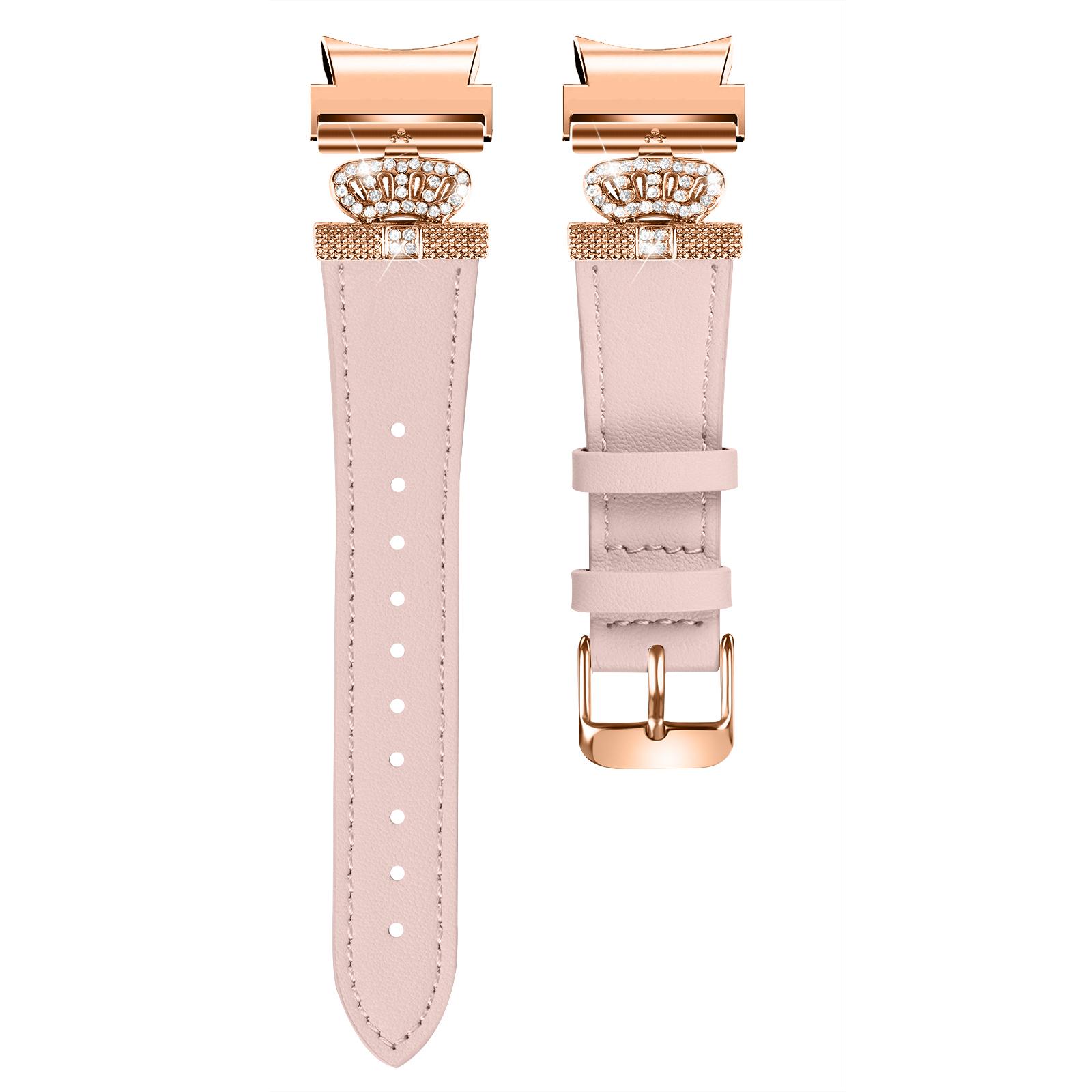 Smart Watch Strap for Samsung Galaxy Watch4/Watch 5 Genuine Cow Leather Band (Rose Gold Buckle) Pink
Smart Watch Strap for Samsung Galaxy Watch4/Watch 5 Genuine Cow Leather Band (Rose Gold Buckle) Pink