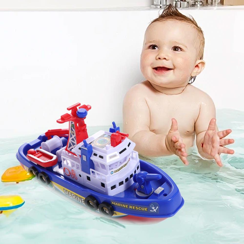 Spray Water Baby Electric Marine Rescue Boat Baby Bath Toys Light Up Electric Boat Toy Kids Toy as picture
Spray Water Baby Electric Marine Rescue Boat Baby Bath Toys Light Up Electric Boat Toy Kids Toy as picture