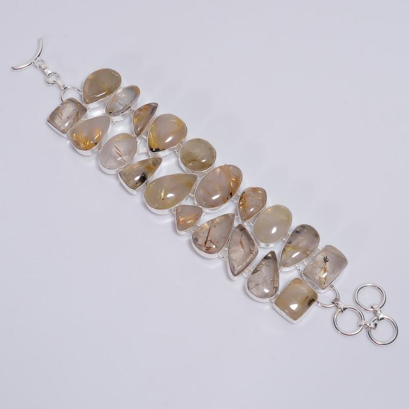 Fabulous Top Grade Qualite 100% Natural Golden Rutile Quartz Ethnic Style Handmade Jewelry 925 Steling Silver Plated Bracelet 6-8 WSJ-4632 6-8 золотистий
Fabulous Top Grade Qualite 100% Natural Golden Rutile Quartz Ethnic Style Handmade Jewelry 925 Steling Silver Plated Bracelet 6-8 WSJ-4632 6-8 золотистий