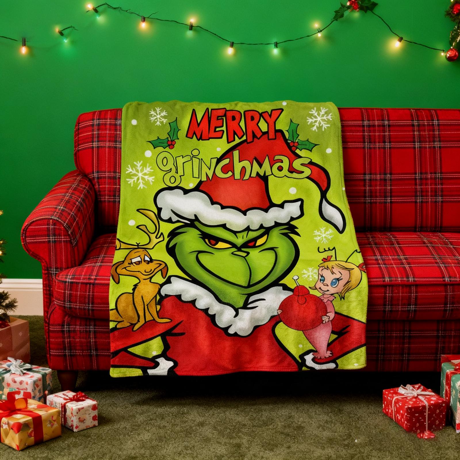 Printed Blanket Christmas Green Flannel Blanket Conditioning Lunch Break Blanket One Size
Printed Blanket Christmas Green Flannel Blanket Conditioning Lunch Break Blanket One Size