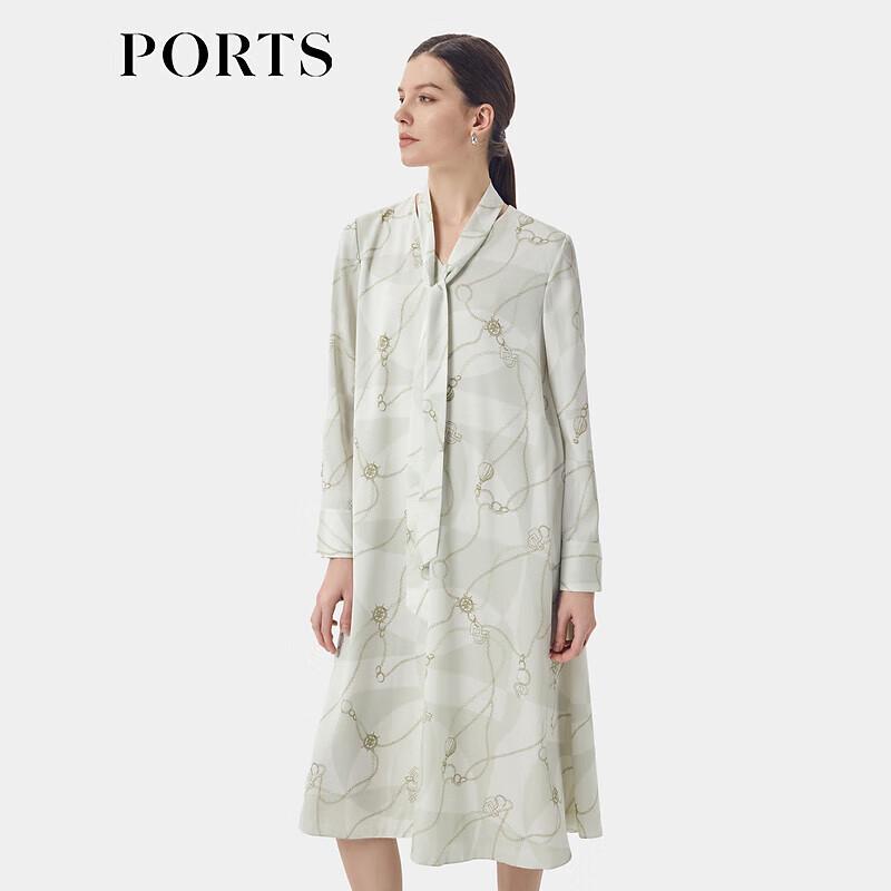 PORTS Женское шелковое платье с принтом и завязками на шее L
PORTS Женское шелковое платье с принтом и завязками на шее L