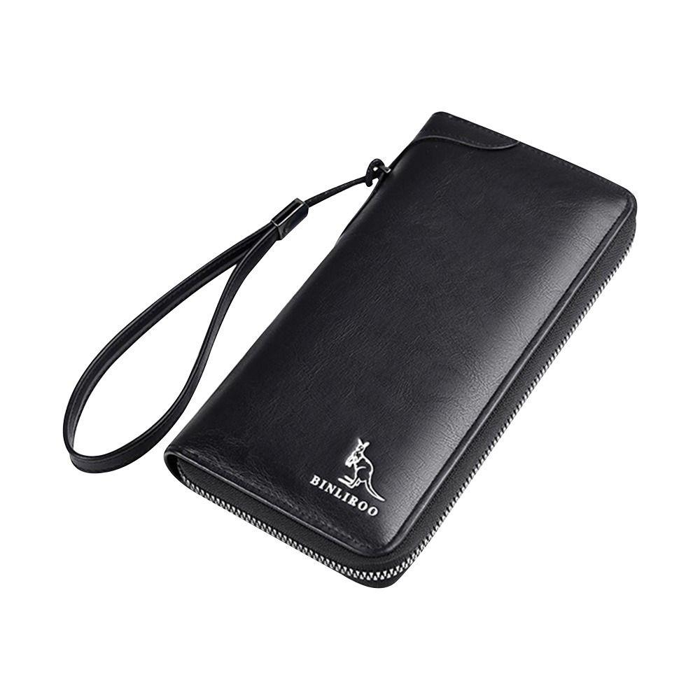 Men s Long Zipper Wallet High Quality Pu Leather Wallet for Men RFID Blocking Business Clutch Bag Credit Card Holder Purse Man чорний
Men s Long Zipper Wallet High Quality Pu Leather Wallet for Men RFID Blocking Business Clutch Bag Credit Card Holder Purse Man чорний