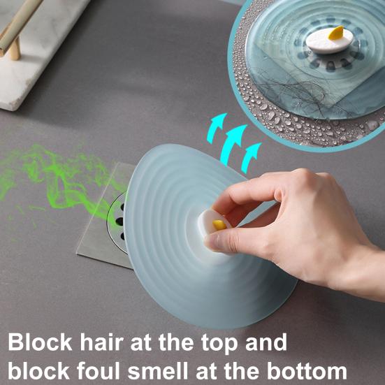 Silicone Floor Drain Cover Hair Debris Insect-Proof Stopper Kitchen Bathroom чистий/сірий
Silicone Floor Drain Cover Hair Debris Insect-Proof Stopper Kitchen Bathroom чистий/сірий
