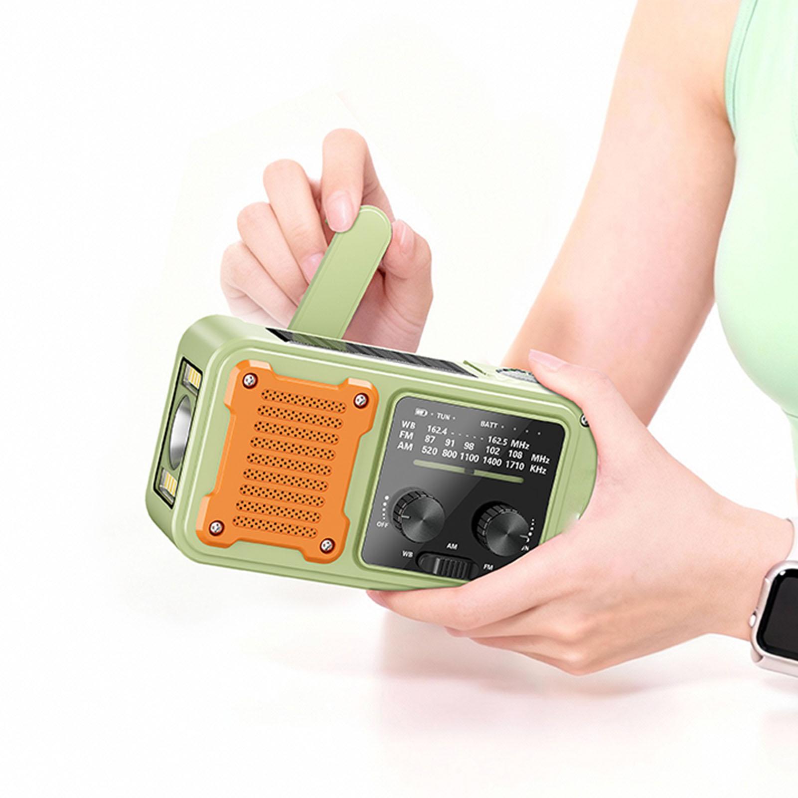 Emergency Radio Hand Crank Solar Powered 2000mAh NOAACelsiusAMCelsiusFMCelsiusWB Portable Multifunctional Power Bank
Emergency Radio Hand Crank Solar Powered 2000mAh NOAACelsiusAMCelsiusFMCelsiusWB Portable Multifunctional Power Bank