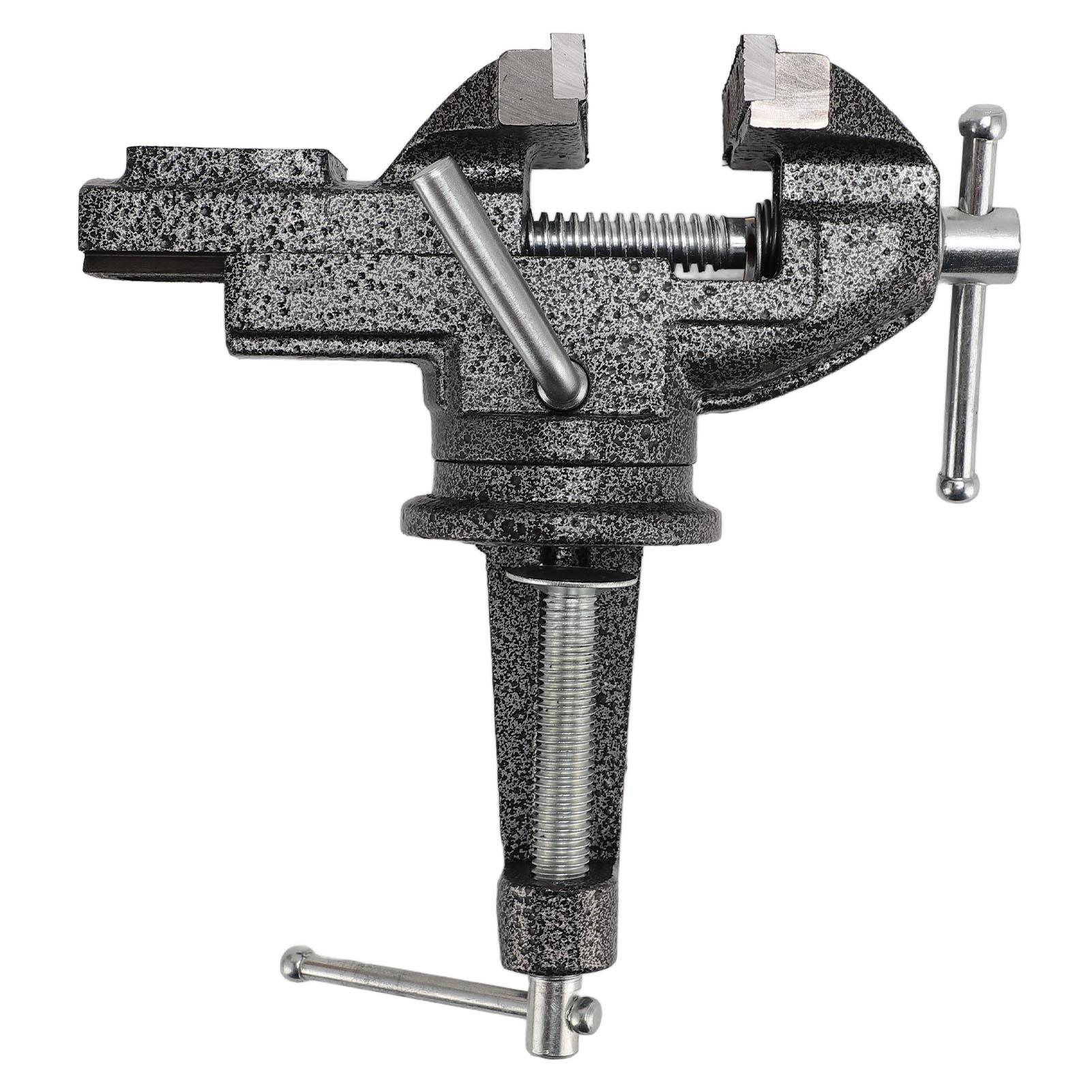 Универсальный настольный тиски для дома, переносной верстачный зажим с поворотным основанием на 360 градусов, черный
Универсальный настольный тиски для дома, переносной верстачный зажим с поворотным основанием на 360 градусов, черный