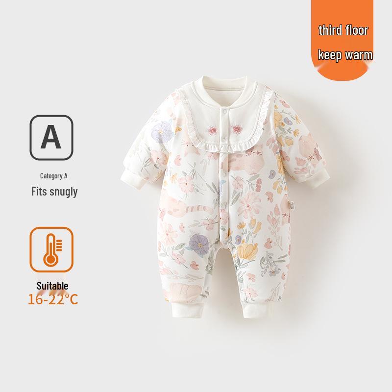 Unisex Baby Padded Jumpsuit, Outdoor Romper, Thickened for Autumn/Winter, 400g, Crawling Suit 66cm
Unisex Baby Padded Jumpsuit, Outdoor Romper, Thickened for Autumn/Winter, 400g, Crawling Suit 66cm