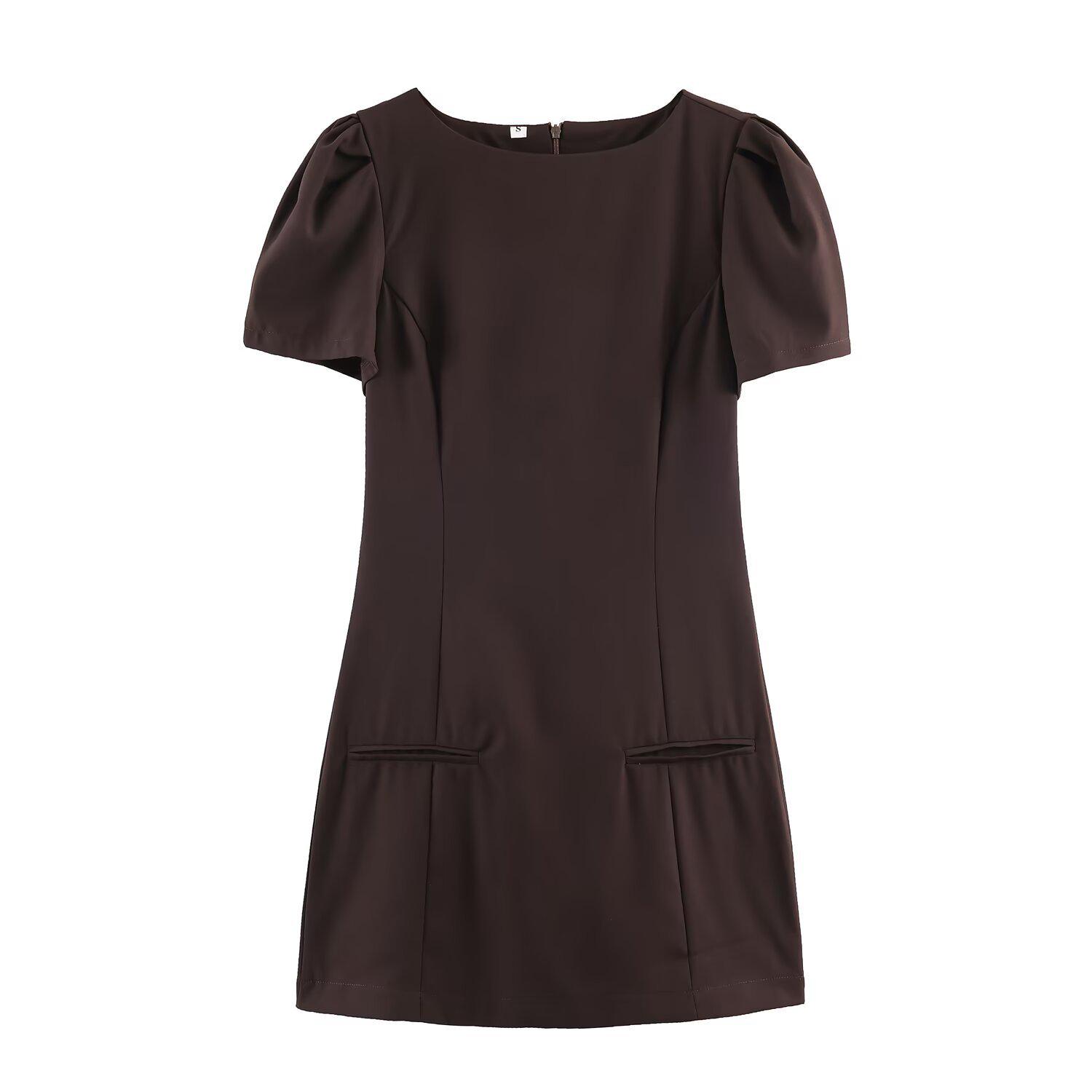 Autumn European & American Style Women s Pleated Pocket Short Dress S
Autumn European & American Style Women s Pleated Pocket Short Dress S