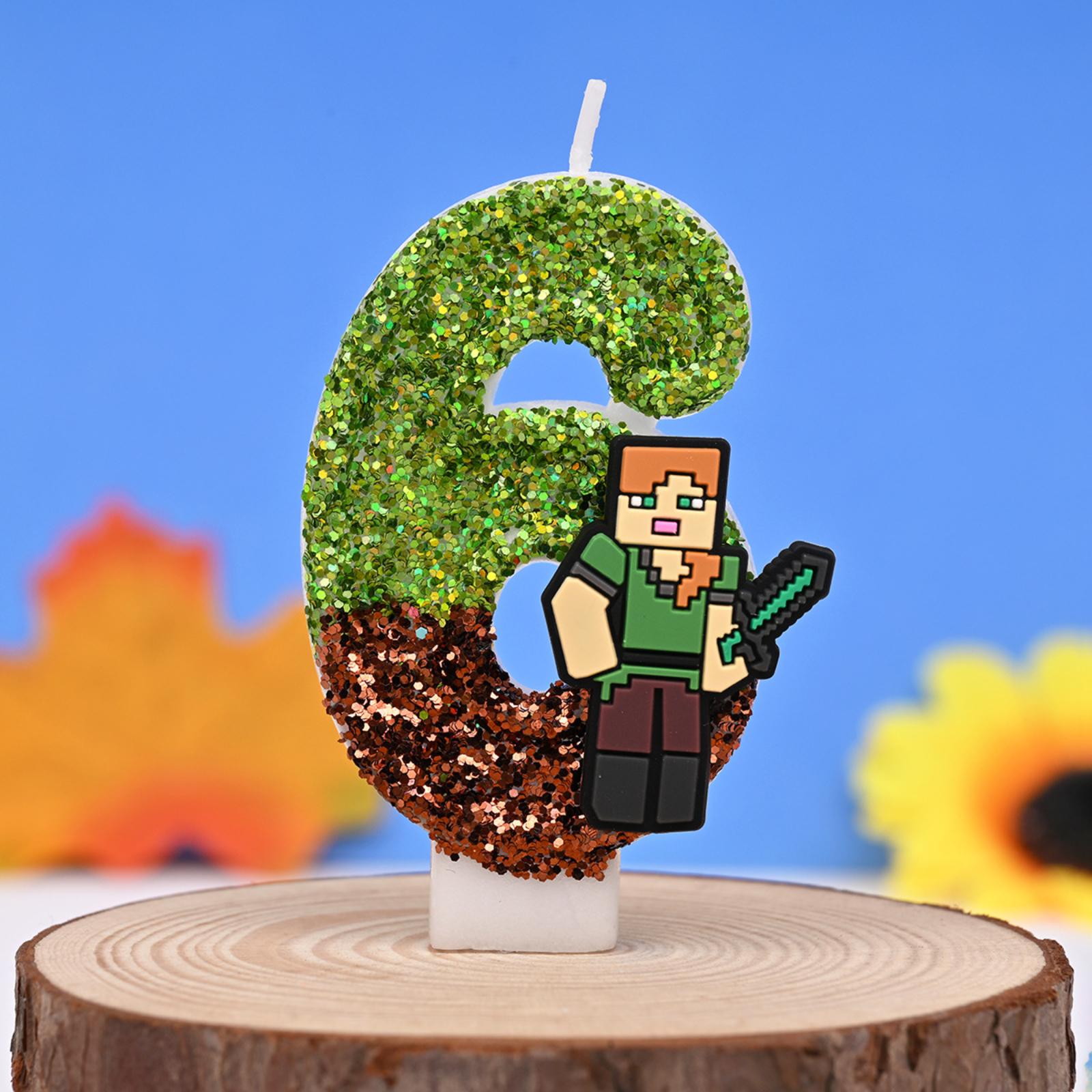 Number 0 Glitter Candle for Birthday Party Cake Decoration with Game Character Design for Kids and Adults Celebrations One Size
Number 0 Glitter Candle for Birthday Party Cake Decoration with Game Character Design for Kids and Adults Celebrations One Size