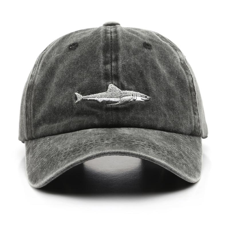 Sports and leisure Washed shark baseball cap Street fashion trend sunshade cap Adjustable чорний
Sports and leisure Washed shark baseball cap Street fashion trend sunshade cap Adjustable чорний