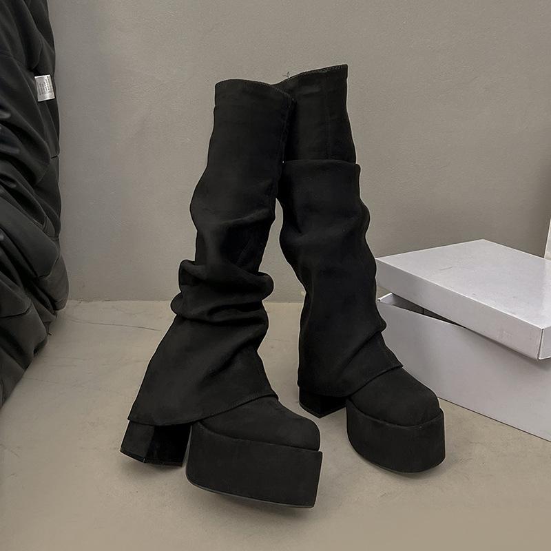 Japanese Style High-heeled Boots, 2026 Autumn/winter Round Toe High Boots for Women 40 чорний
Japanese Style High-heeled Boots, 2026 Autumn/winter Round Toe High Boots for Women 40 чорний