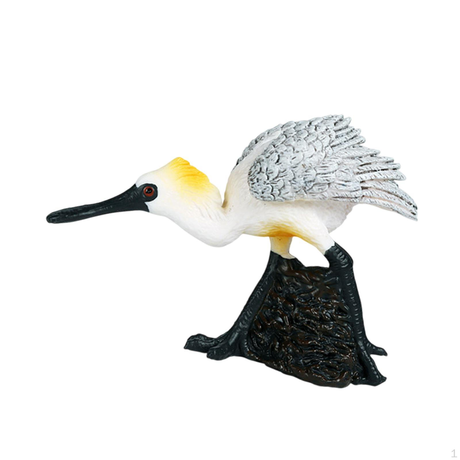 Black Faced Spoonbill Figurine, Animal Statue Toy, Realistic Bird Model Sculpture for Ages 3+
Black Faced Spoonbill Figurine, Animal Statue Toy, Realistic Bird Model Sculpture for Ages 3+
