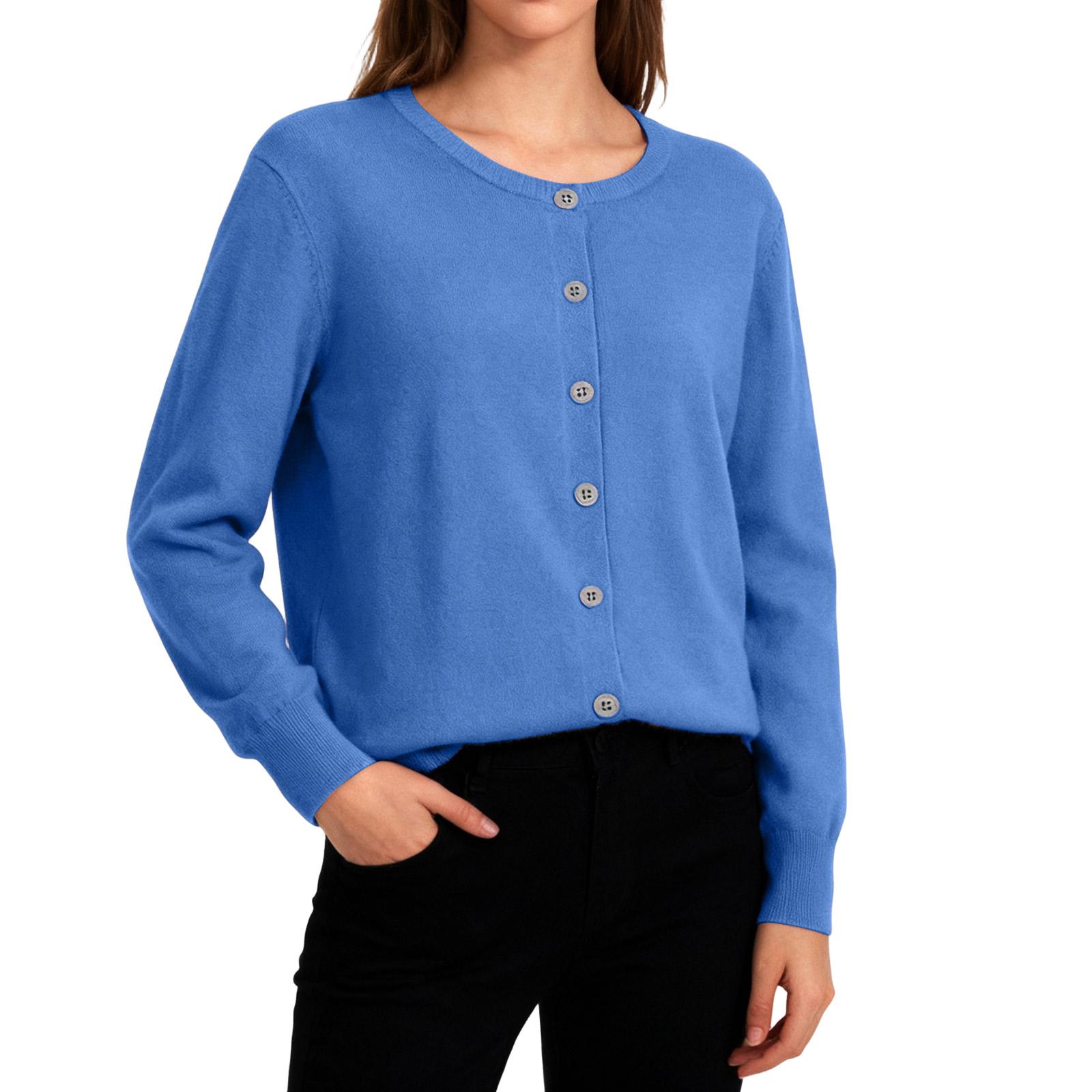 Модный женский кардиган с круглым вырезом и длинными рукавами, классический универсальный вязаный свитер, повседневная свободная стильная верхняя одежда L
Модный женский кардиган с круглым вырезом и длинными рукавами, классический универсальный вязаный свитер, повседневная свободная стильная верхняя одежда L