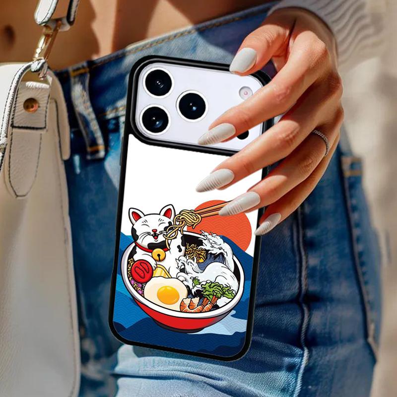 Ramen Cat Japanese Art Phone Case For iPhone 17 Air 14 15 13 12 Max Cover For Apple 16e 11 Pro Max Plus Coque iPhone 17pro
Ramen Cat Japanese Art Phone Case For iPhone 17 Air 14 15 13 12 Max Cover For Apple 16e 11 Pro Max Plus Coque iPhone 17pro