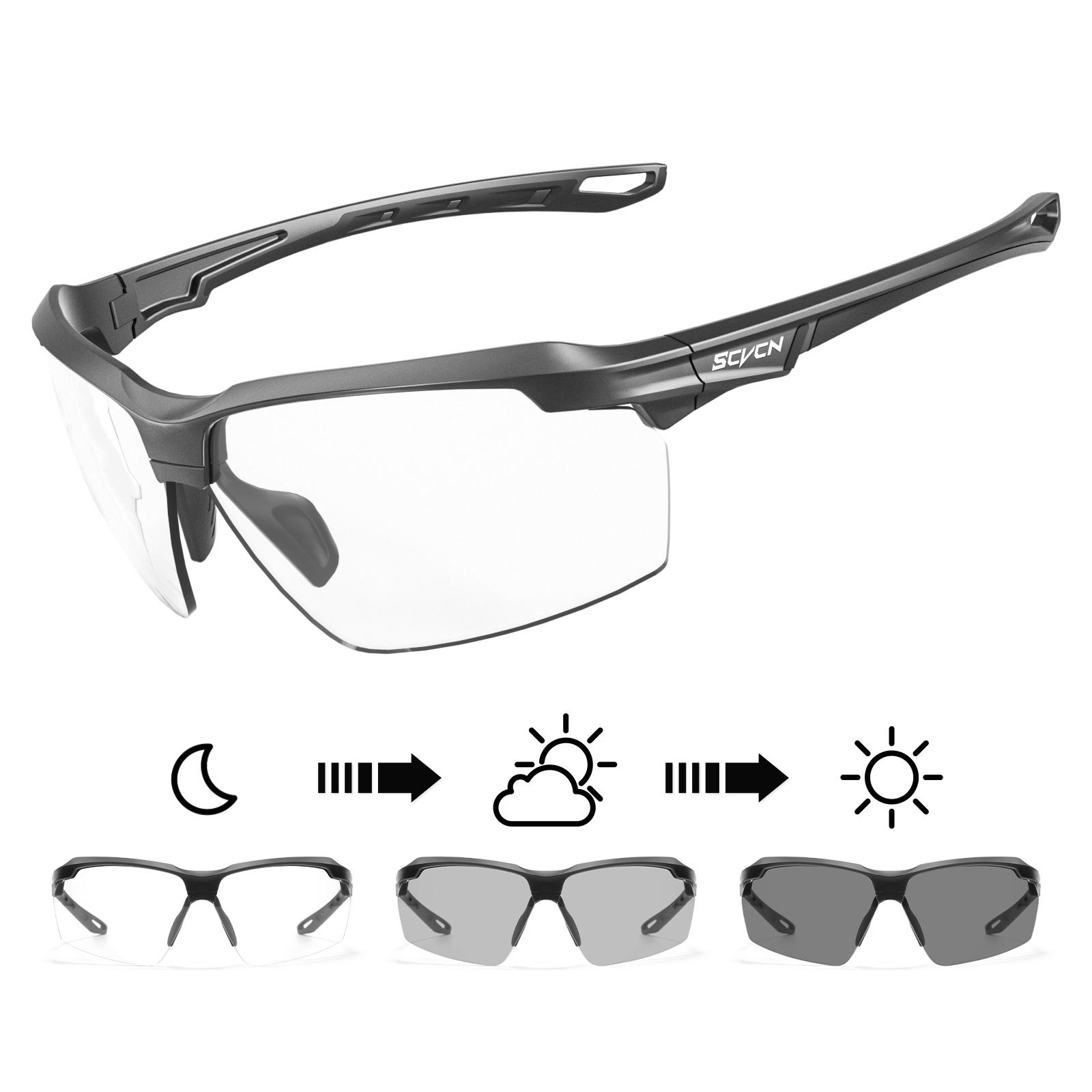 SCVCN Photochromic Cycling Glasses UV400 Outdoor Sports Running Glasses Men MTB Cycling Sunglasses Women Road Bike Glasses Photochromic-1lens
SCVCN Photochromic Cycling Glasses UV400 Outdoor Sports Running Glasses Men MTB Cycling Sunglasses Women Road Bike Glasses Photochromic-1lens