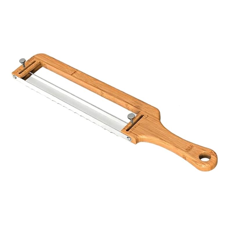 Натуральна хліборізка з регульованою шириною нарізки для домашніх пекарів. Легке нарізання.
Натуральна хліборізка з регульованою шириною нарізки для домашніх пекарів. Легке нарізання.