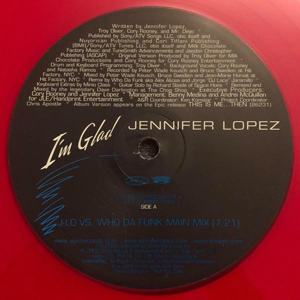 12inch Record JENNIFER LOPEZ - I m Glad E2S59703 Epic 2003 US Dance & Electronica Used
12inch Record JENNIFER LOPEZ - I m Glad E2S59703 Epic 2003 US Dance & Electronica Used