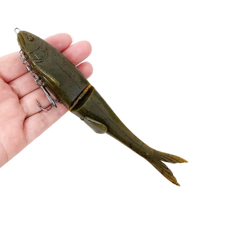 Soft Fishing Baits Slow Sinking Lures Swimbaits Baits, 12cm/17cm V Tail Fishing Lures Simulation Soft Swimming Lures 120mm армія зелений колір
Soft Fishing Baits Slow Sinking Lures Swimbaits Baits, 12cm/17cm V Tail Fishing Lures Simulation Soft Swimming Lures 120mm армія зелений колір