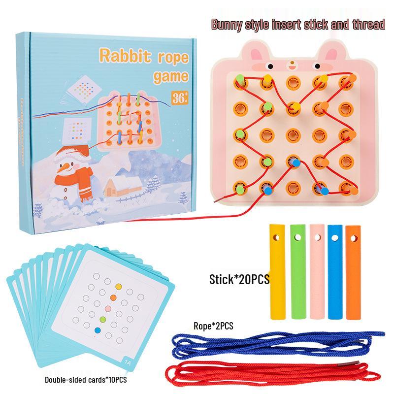 Preschool Sensory Beading Board: Fine Motor, Puzzle & Early Education Toy
Preschool Sensory Beading Board: Fine Motor, Puzzle & Early Education Toy