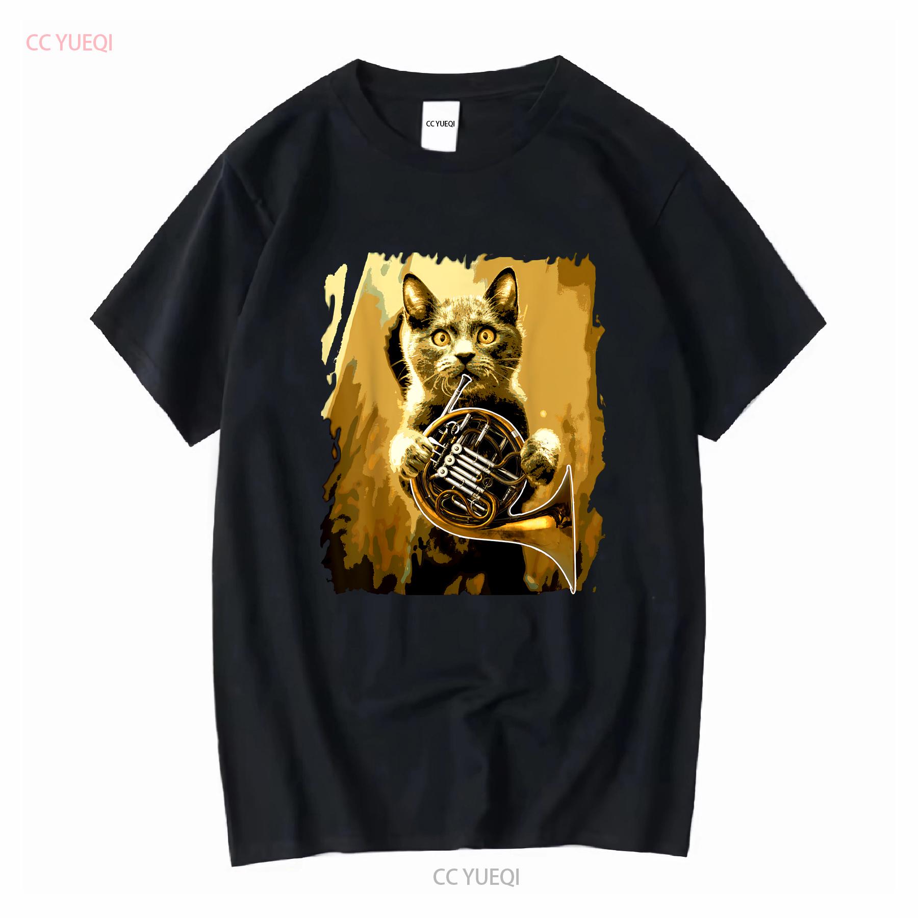 French Horn Player funny cat T Shirt vintage Washed Stylish homme Breathable Soft Unisex Slightly designer clothes graphic 4XL
French Horn Player funny cat T Shirt vintage Washed Stylish homme Breathable Soft Unisex Slightly designer clothes graphic 4XL