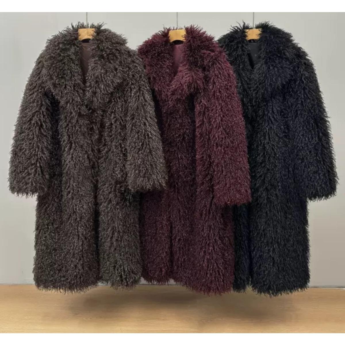 VAYLA Повседневное длинное женское пальто из искусственного меха, городское, с длинным рукавом, лацканами, карманом, утолщенное, женская уличная одежда, осень-зима, женская верхняя одежда XL коричневый
VAYLA Повседневное длинное женское пальто из искусственного меха, городское, с длинным рукавом, лацканами, карманом, утолщенное, женская уличная одежда, осень-зима, женская верхняя одежда XL коричневый