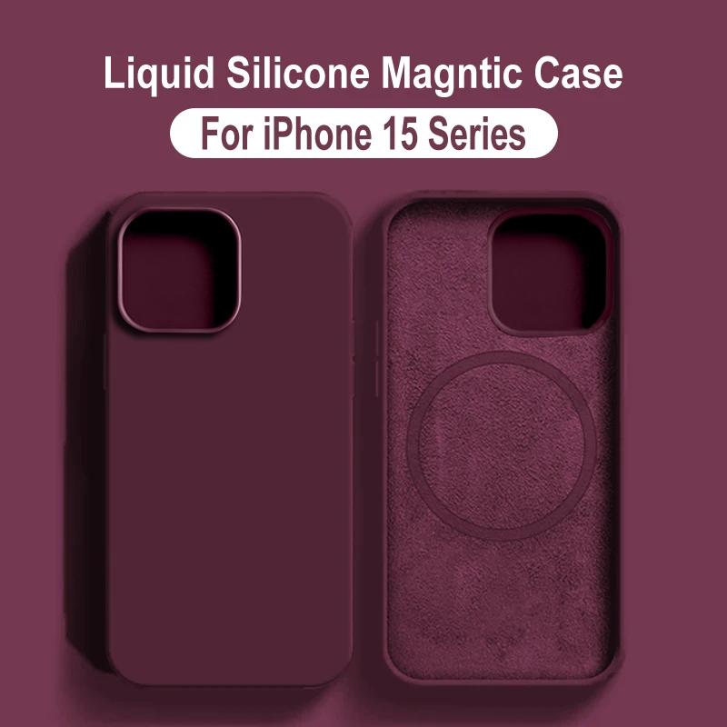 For Magsafe Wireless Charging Cases For iPhone 16 15 14 13 12 11 Pro Max Plus Liquid Silicone Magnetic Cover Phone Accessories For iPhone 14 Pro красный
For Magsafe Wireless Charging Cases For iPhone 16 15 14 13 12 11 Pro Max Plus Liquid Silicone Magnetic Cover Phone Accessories For iPhone 14 Pro красный
