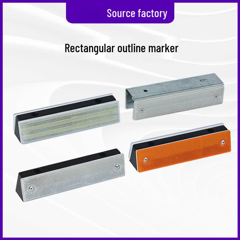 Yunpo Rectangular Reflective Guardrail Markers (10-Pack)
Yunpo Rectangular Reflective Guardrail Markers (10-Pack)