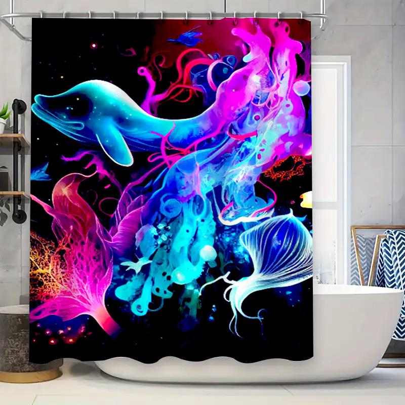 Vibrant Underwater World Shower Curtain Mermaid Tank Top Fish Decor for Bathroom 90x180cm
Vibrant Underwater World Shower Curtain Mermaid Tank Top Fish Decor for Bathroom 90x180cm