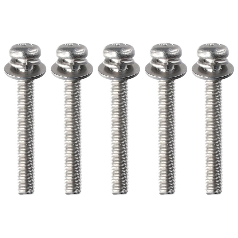 5pcs Silver Phillips Pan Head 304 Stainless Steel Spring Washer Screws Machine Screws Furniture
5pcs Silver Phillips Pan Head 304 Stainless Steel Spring Washer Screws Machine Screws Furniture