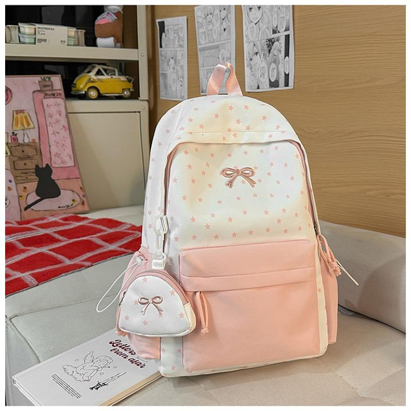 New female cute schoolbag versatile small fresh star bow junior high school college student backpack class backpack
New female cute schoolbag versatile small fresh star bow junior high school college student backpack class backpack