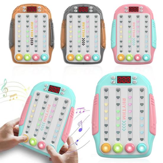 Игровая консоль Fast Push Rhythm Master для тренировки скорости реакции для детей и взрослых, портативная обучающая игровая машина со светящимся треком, игрушка
Игровая консоль Fast Push Rhythm Master для тренировки скорости реакции для детей и взрослых, портативная обучающая игровая машина со светящимся треком, игрушка