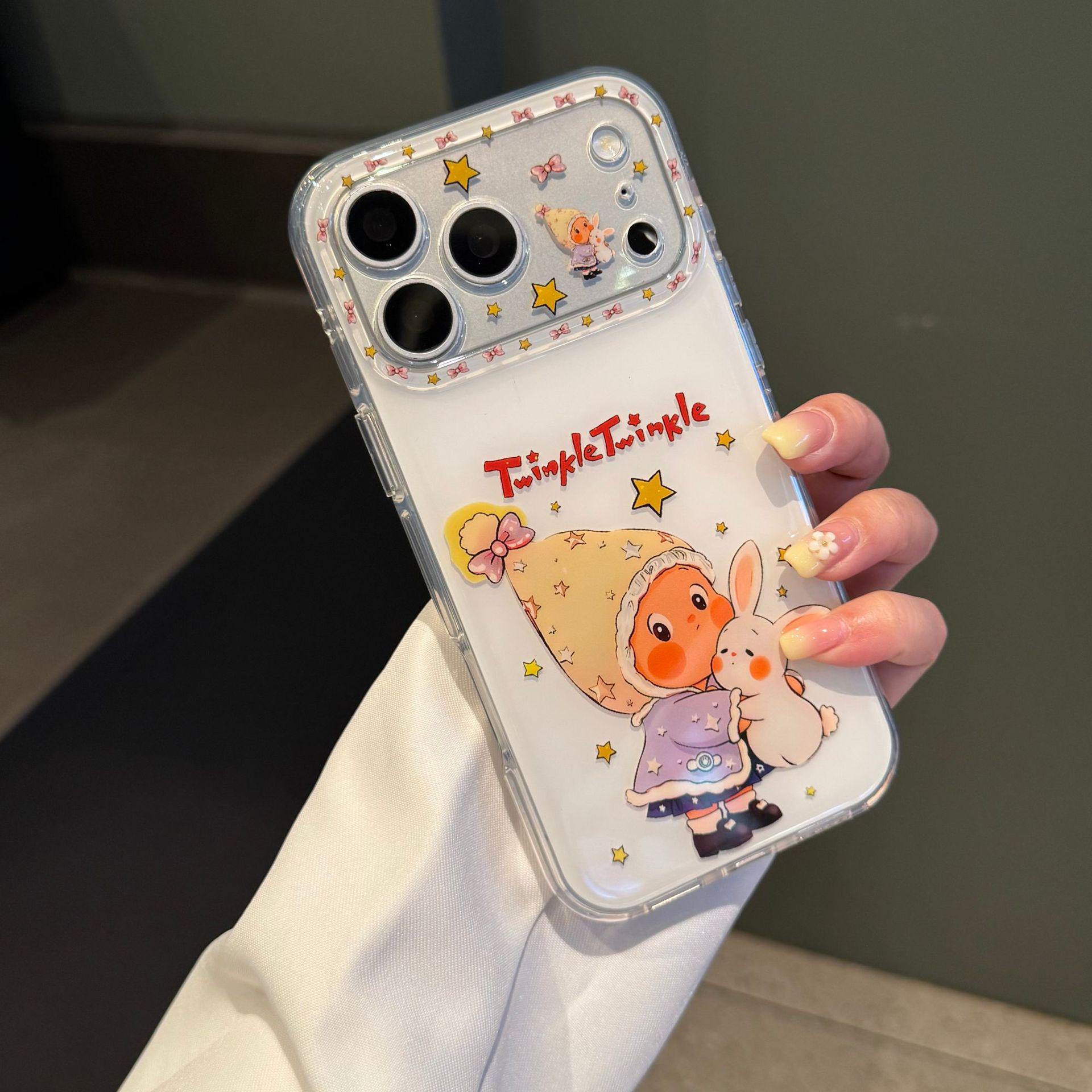 iPhone 17 Pro Max/15 Pro Case - Cute Fine Hole Design with Hug Rabbit Star Person 16 Pro
iPhone 17 Pro Max/15 Pro Case - Cute Fine Hole Design with Hug Rabbit Star Person 16 Pro
