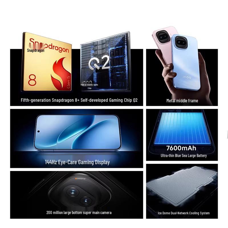 vivo iQOO Z11 Turbo 5G Snapdragon 8 Студентський ігровий телефон 12GB+256GB
vivo iQOO Z11 Turbo 5G Snapdragon 8 Студентський ігровий телефон 12GB+256GB