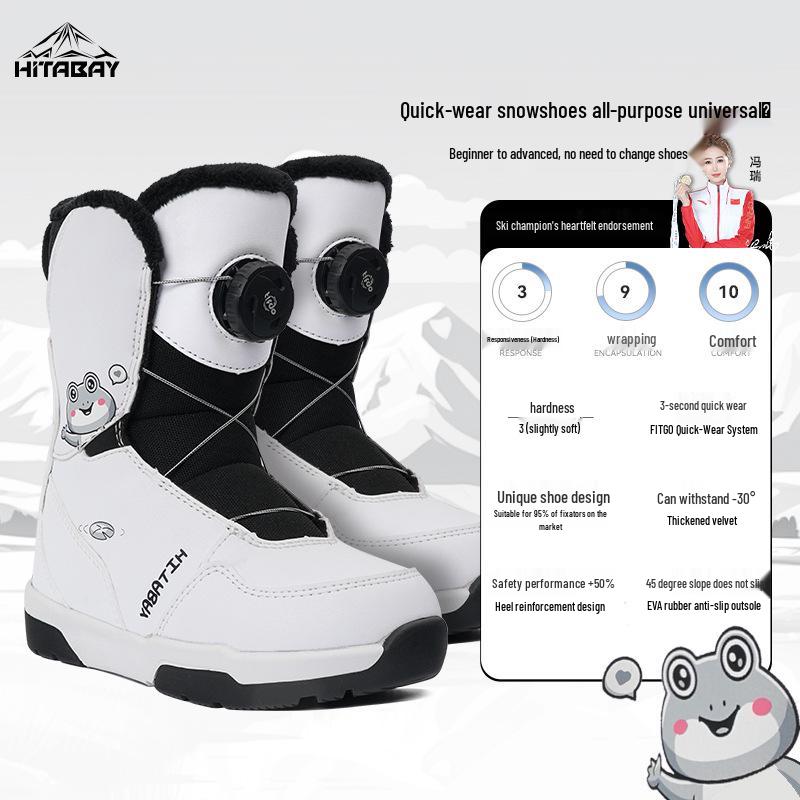 Children s Waterproof Ski Boots - Warm Snowboard Style 33 (Inner length 21cm)
Children s Waterproof Ski Boots - Warm Snowboard Style 33 (Inner length 21cm)