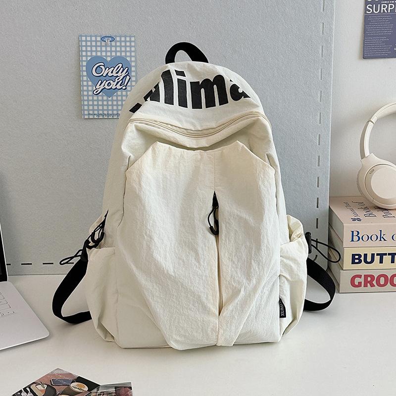 Школьный рюкзак алфавит рюкзак для средней школы повседневный простой легкий универсальный большая вместимость белый
Школьный рюкзак алфавит рюкзак для средней школы повседневный простой легкий универсальный большая вместимость белый