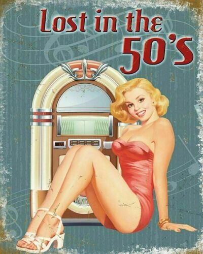 Lost In The 50s vintage style metal sign man cave shed Home Decor plaqueAluminum 20x30cm(7.8x11.8inch)
Lost In The 50s vintage style metal sign man cave shed Home Decor plaqueAluminum 20x30cm(7.8x11.8inch)