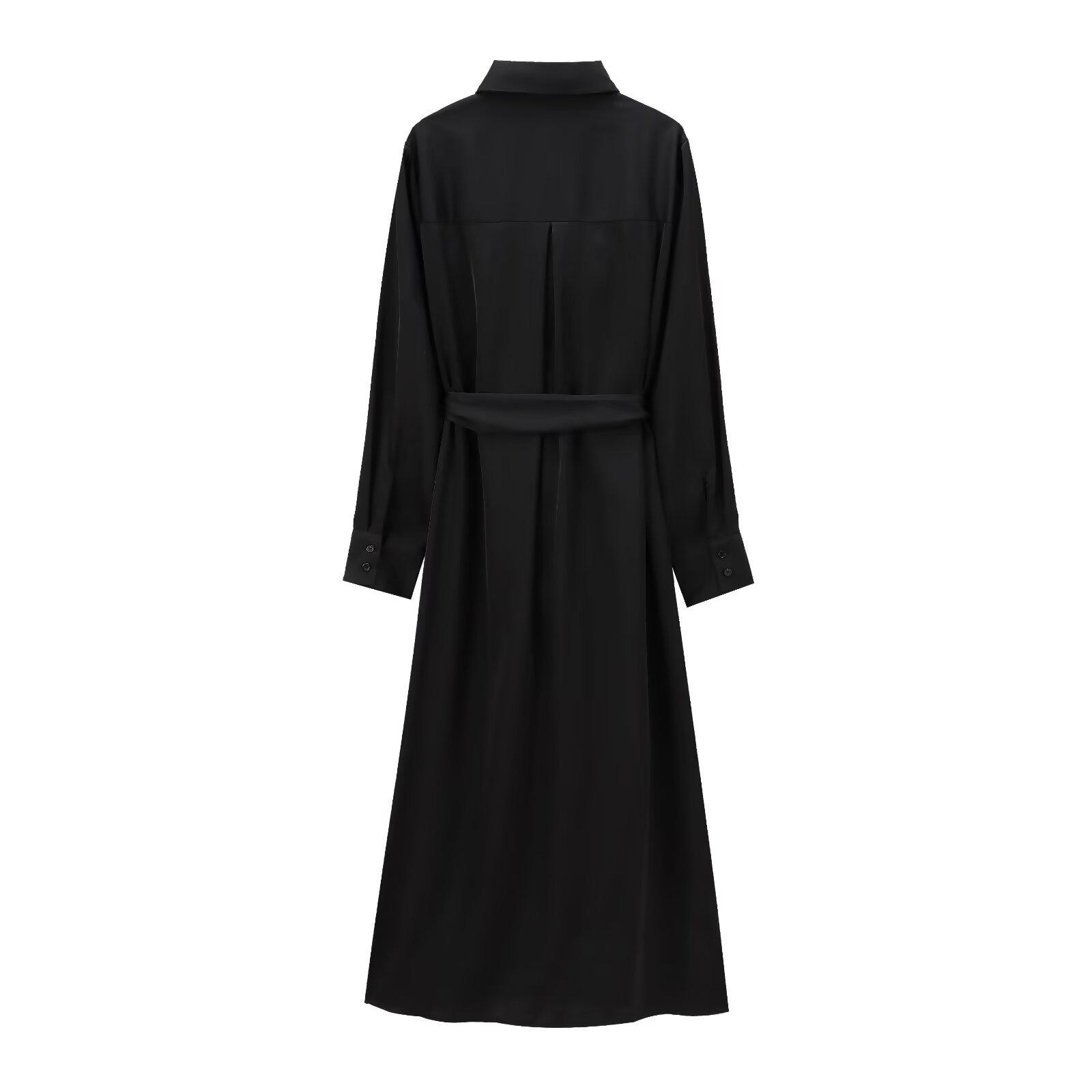 2025 Women s European & American Temperament Long Sleeve Shirt Dress with Pocket Detail Extra Small
2025 Women s European & American Temperament Long Sleeve Shirt Dress with Pocket Detail Extra Small