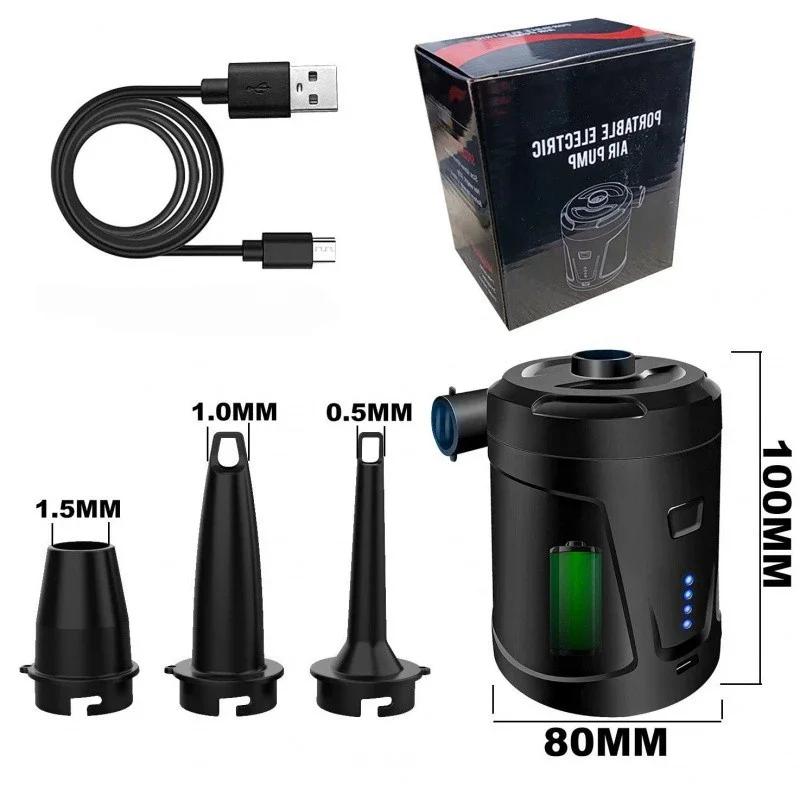 5000 мАч надувной электрический воздушный насос мини беспроводной воздушный компрессор портативный насос для быстрого накачивания/сдувания дивана матраса бассейна игрушка Battery Powered чёрный
5000 мАч надувной электрический воздушный насос мини беспроводной воздушный компрессор портативный насос для быстрого накачивания/сдувания дивана матраса бассейна игрушка Battery Powered чёрный