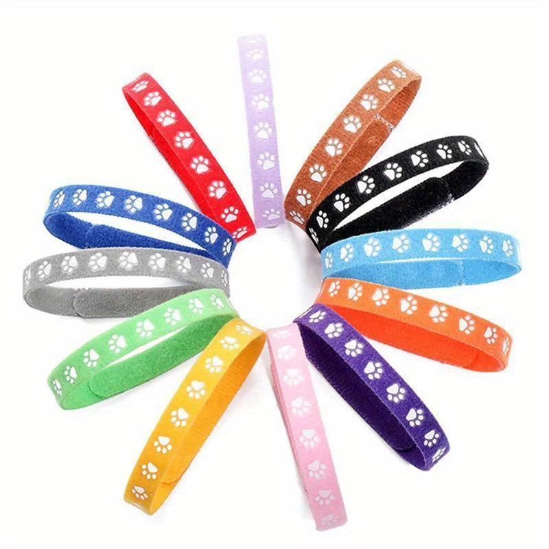 12pcs Pet Classification Collar Puppy Kitten Identification Footprint Collar Newborn Puppy Cat Birth Milk Dog Necklace Pet Supplies S
12pcs Pet Classification Collar Puppy Kitten Identification Footprint Collar Newborn Puppy Cat Birth Milk Dog Necklace Pet Supplies S