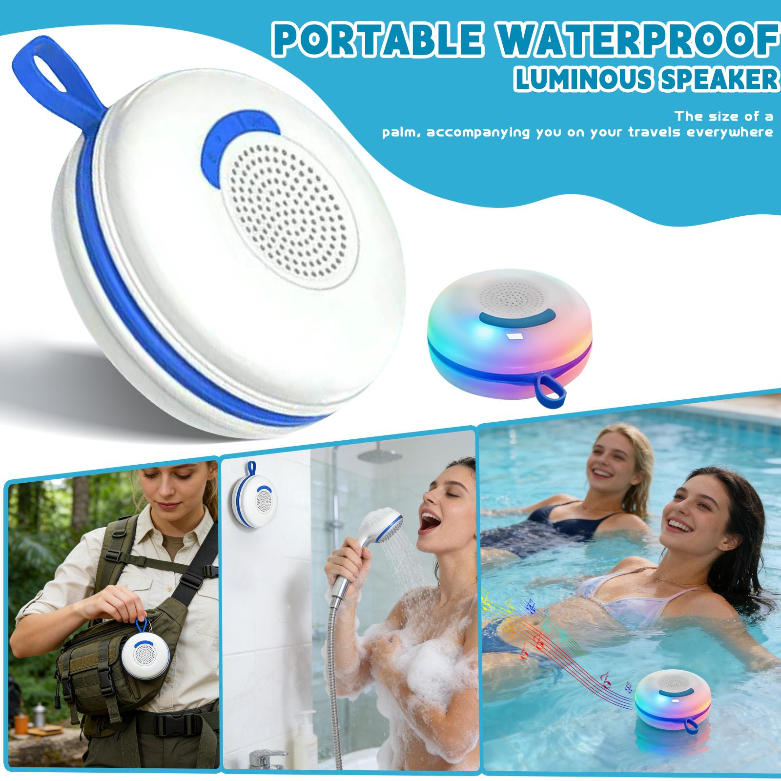 Portable Waterproof Wireless Bluetooth Speaker with Hanging Loop for Outdoor Shower Travel and Indoor Use One Size синій
Portable Waterproof Wireless Bluetooth Speaker with Hanging Loop for Outdoor Shower Travel and Indoor Use One Size синій